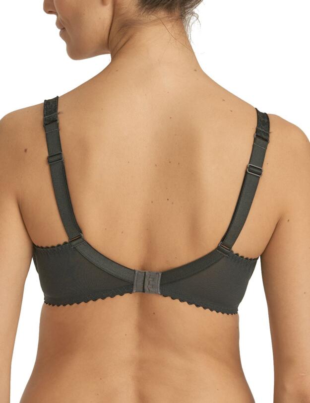 0163130/0163131 Prima Donna Wild Flower Full Cup Bra - 0163130/0163131 Night Grey