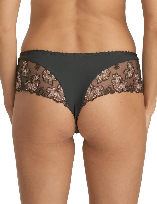 0663131 Prima Donna Wild Flower Thong - 0663131 Night Grey