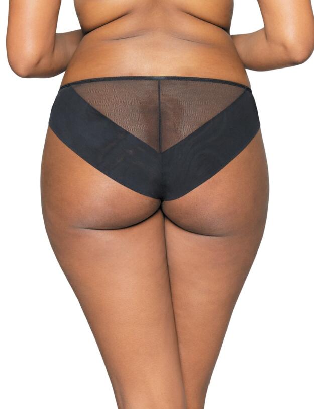 CK014202 Curvy Kate Superplunge Lace Brazilian Brief - CK014202 Black
