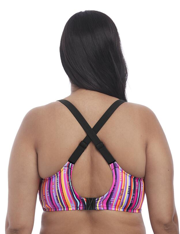 7182 Elomi Nomad Underwired Plunge Bikini Top - 7182 Multi