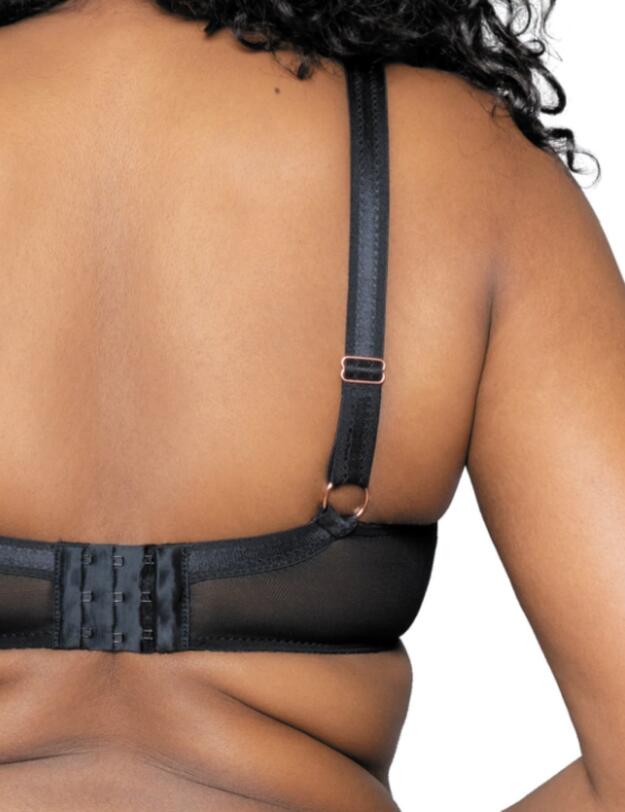 Scantilly Unzipped Plunge Bra Black