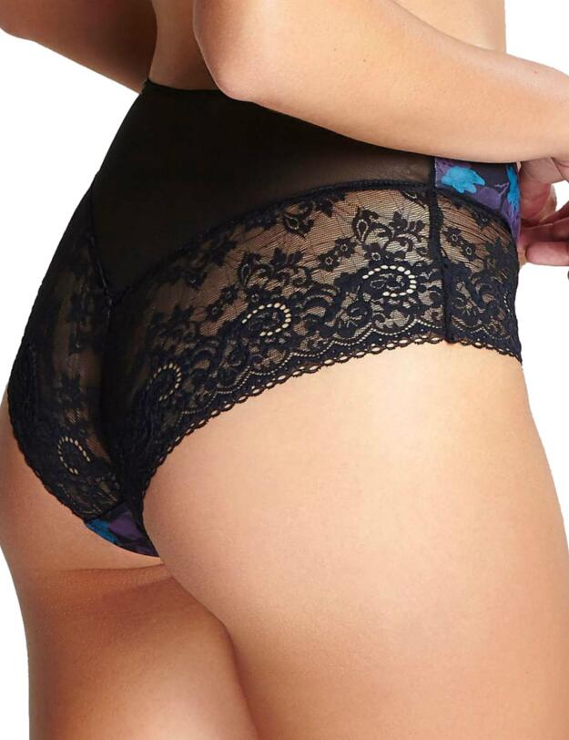 10044 Panache Amelie Full Brief - 10044 Black/Floral