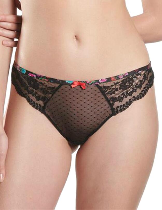 NA26 Aubade Delicate Extase Tanga Brief - NA26 Noir Magie