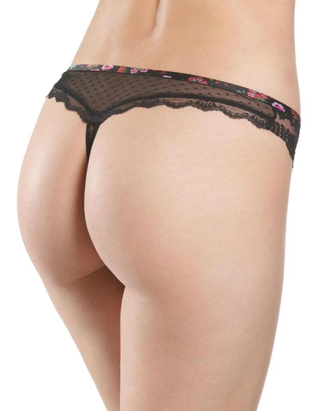 NA26 Aubade Delicate Extase Tanga Brief - NA26 Noir Magie