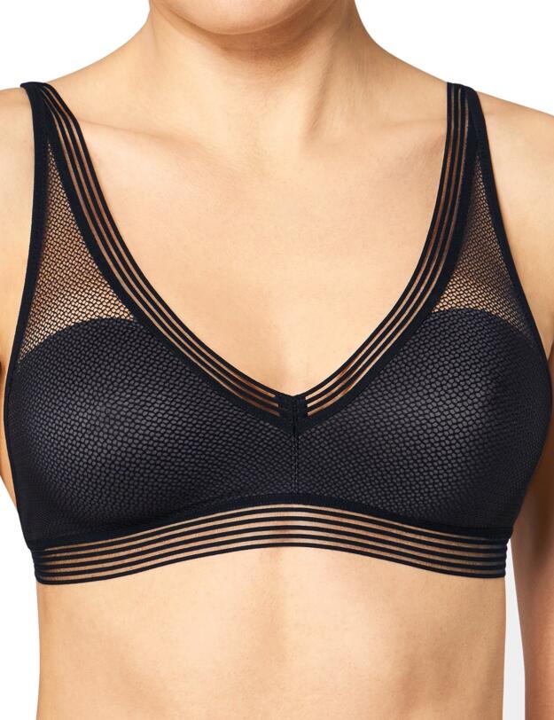 Triumph Infinite Sensation N01 Bralette Bra Black