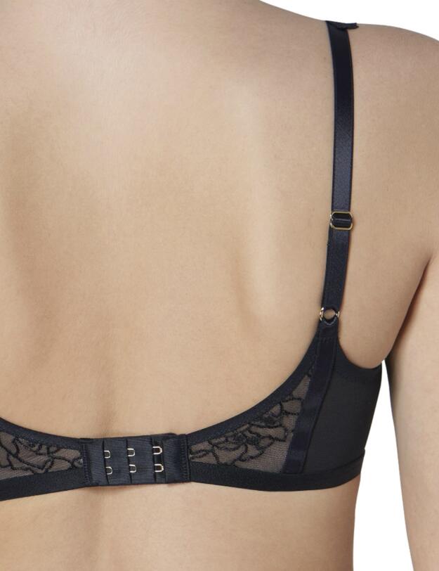 10180779 Triumph Wild Rose Florale Underwired Bra - 10180779 Black