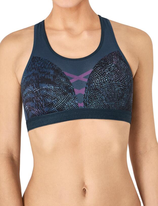 10189038 Triumph Triaction Seamless Motion Sports Bra - 10189038 Green/Dark Combination