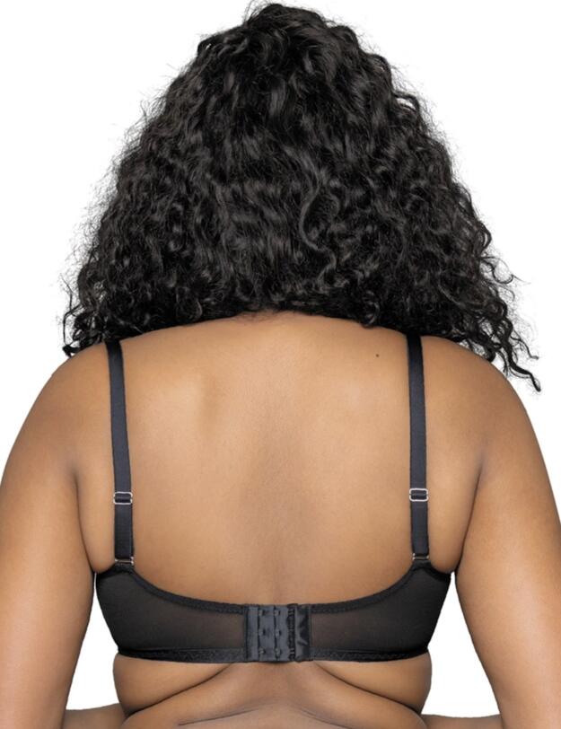 CK013101 Curvy Kate Sparks Fly Plunge Bra - CK013101 Black/Silver