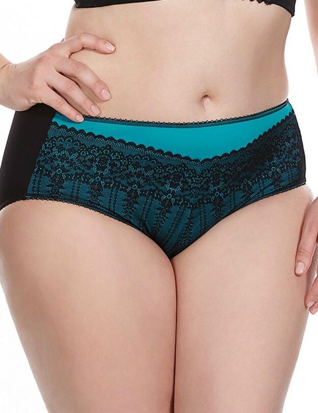8728 Elomi Bijou Brief - 8728 Teal
