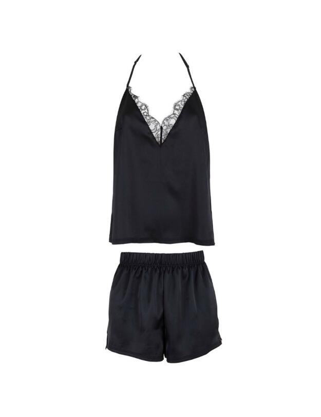 40703 Bluebella Ivy Cami And Shorts Set - 40703 Black