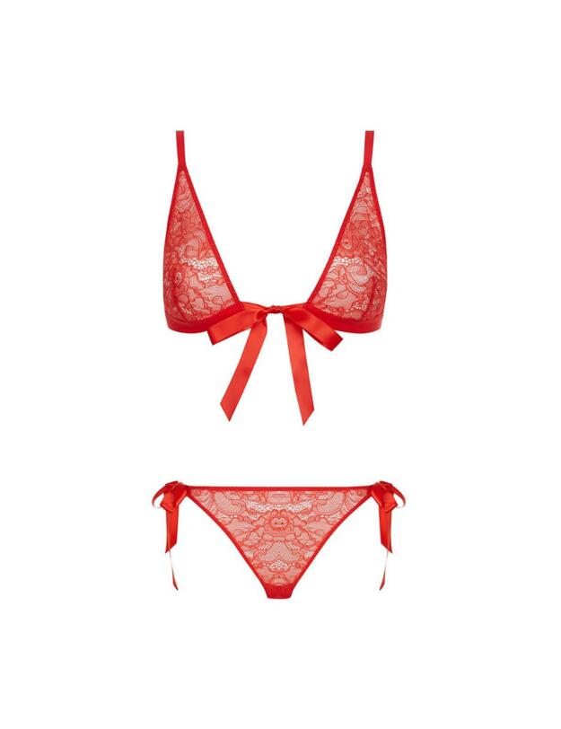 40621 Bluebella Tabitha Bra and Brief Set - 40621 Red