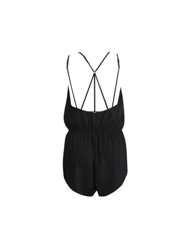 40638 Bluebella Tigerlily Strappy Playsuit - 40638 Black/Teal