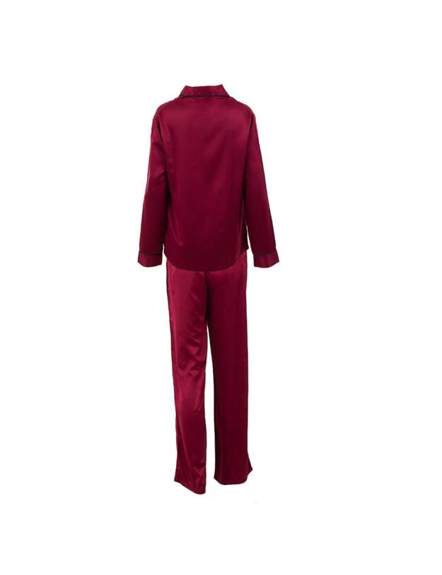 40578 Bluebella Claudia Pyjama Set - 40578 Cordovan/Black
