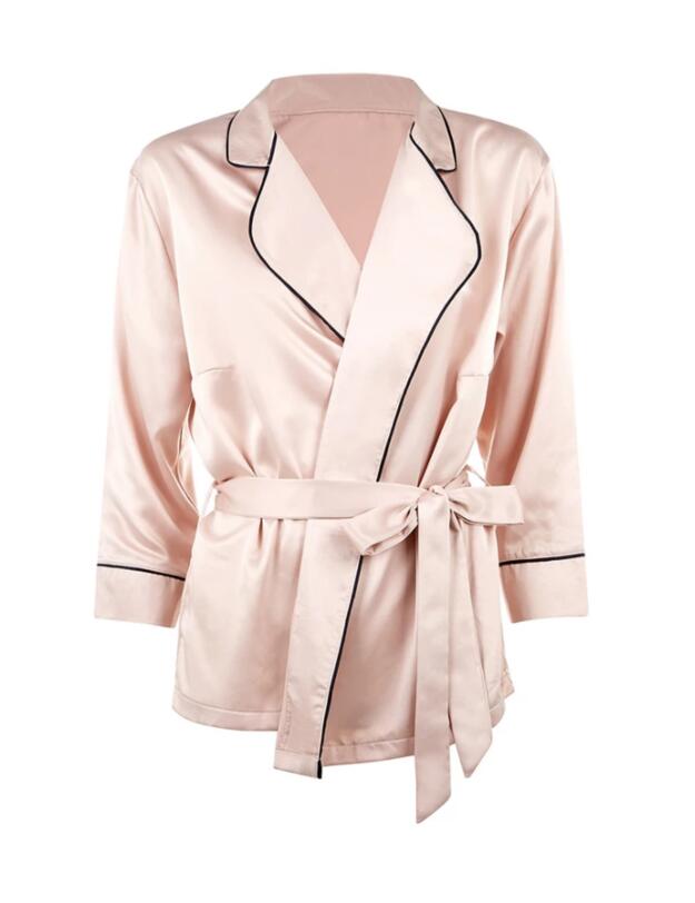 40210 Bluebella Wren Kimono And Trouser Set - 40210 Rose Dust
