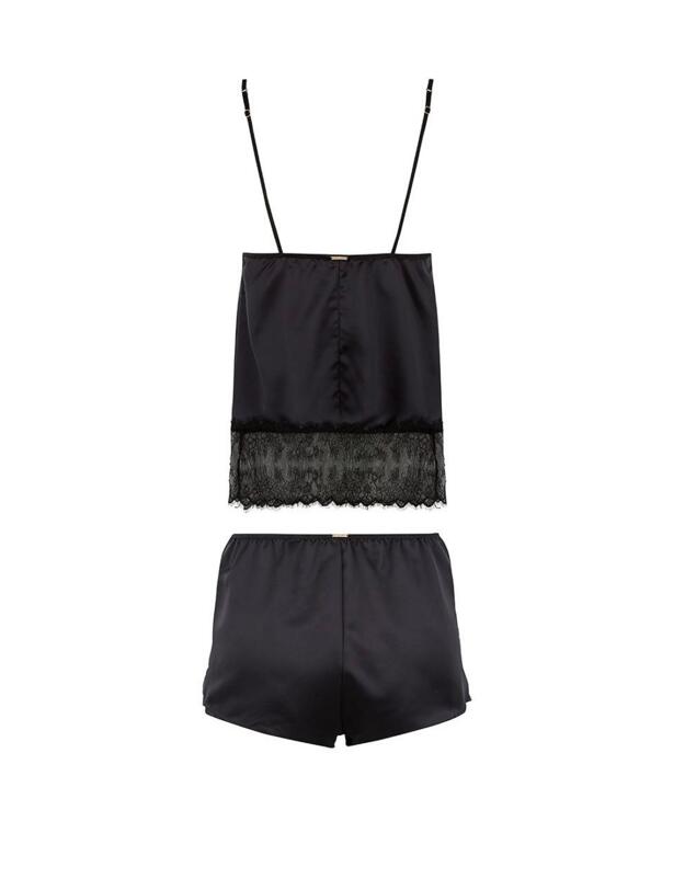 40537 Bluebella Elva Cami And Short Set - 40537 Black