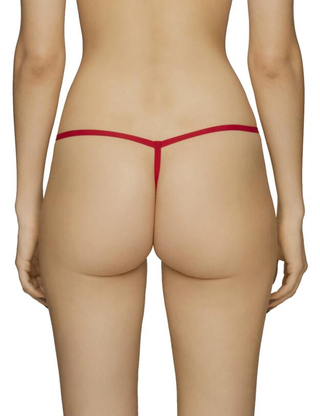 AUB-014-06 Reign By Coco De Mer Aubrey Thong - AUB-014-06 Red
