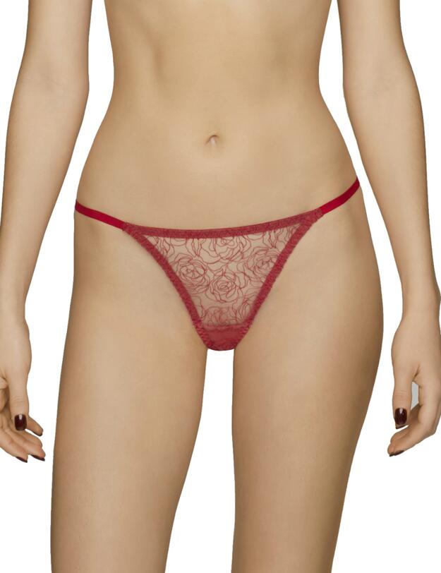AUB-014-06 Reign By Coco De Mer Aubrey Thong - AUB-014-06 Red