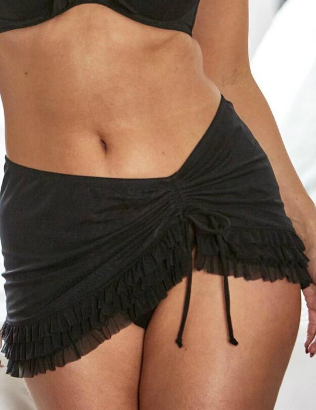 16305 Pour Moi Shimmy Frill Skirt  - 16305 Black