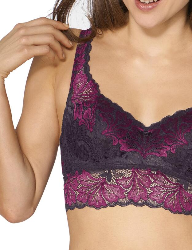 Triumph Amourette Charm Bralette Bra Red/Dark Combination