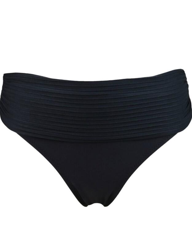 13103 Pour Moi Bali Fold Over Bikini Brief - 13103 Black