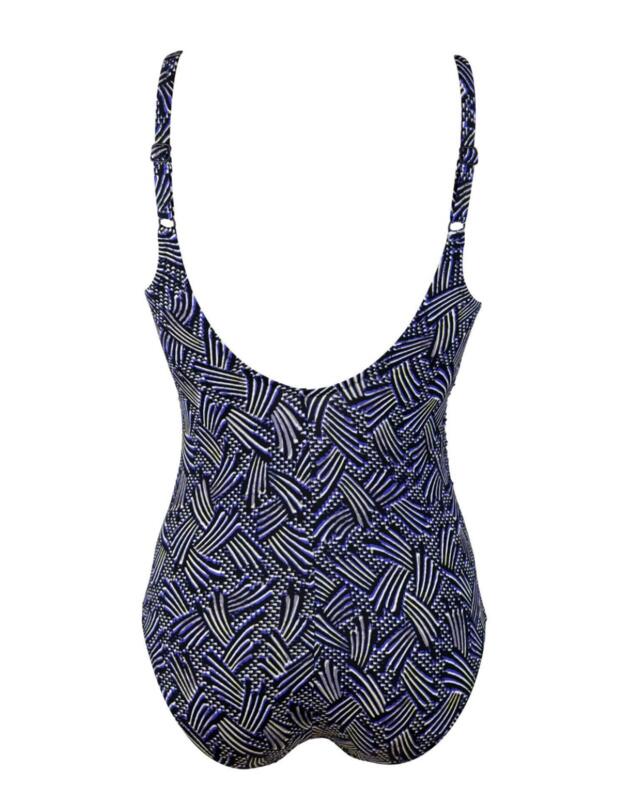 15106 Pour Moi Odyssey Scoop Neck Control Swimsuit - 15106 Thunderstorm