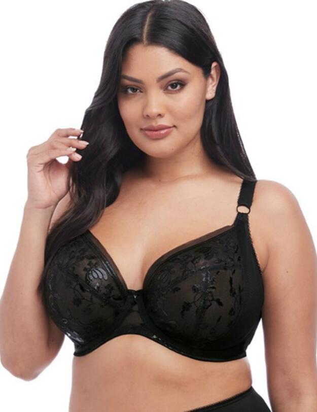 4460 Elomi Roxanne Plunge Bra - 4460 Black