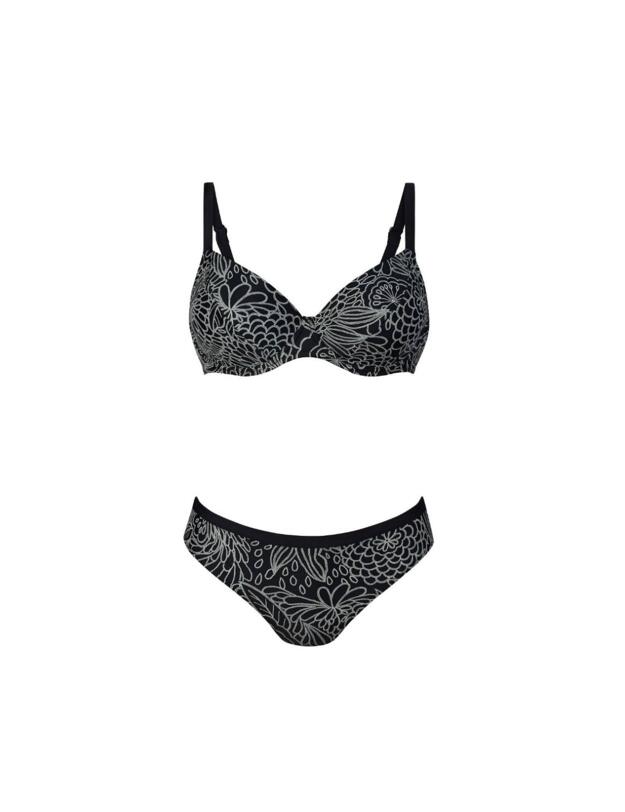 8310 Anita Celine Underwired Bikini Set - 8310 Deep Black
