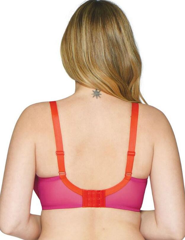 6101 Curvy Kate Kiss Cross Plunge Bra - 6101 Pink/Red