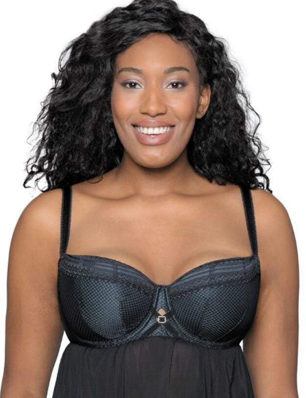 CK0107 Curvy Kate Starstruck Babydoll Nightdress - CK0107 Black/Silver