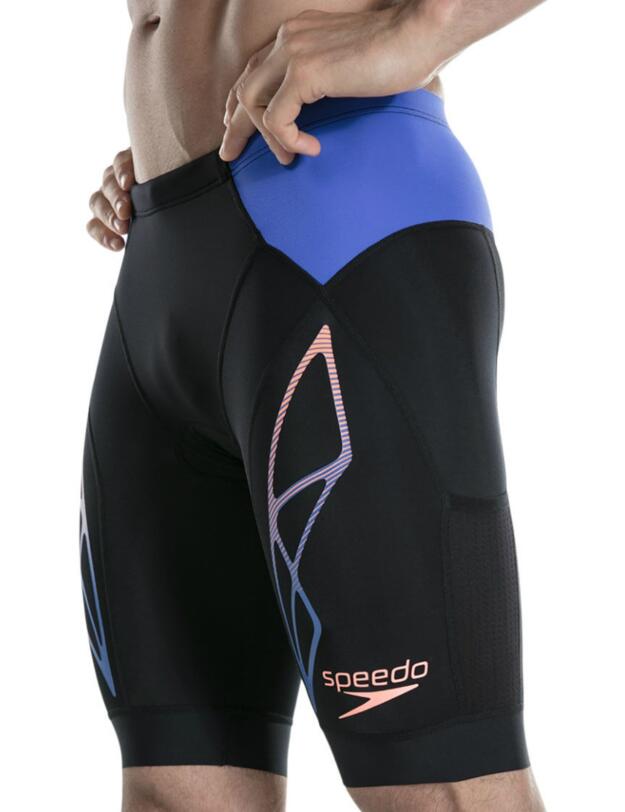 8114278279 Speedo Fastskin Xenon Triathlon Short  - 8114278279 Black/Ultramarine