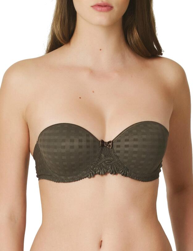 0100413 Marie Jo Avero Padded Strapless Bra - 0100413 Kaki