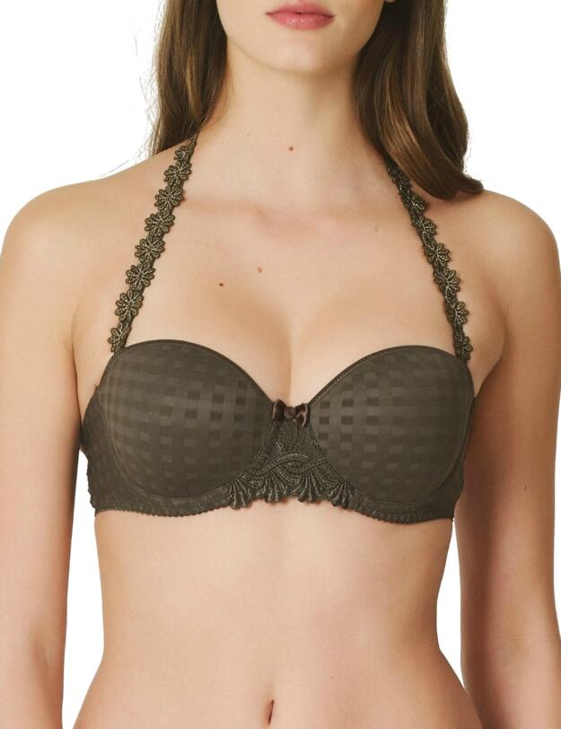 0100413 Marie Jo Avero Padded Strapless Bra - 0100413 Kaki