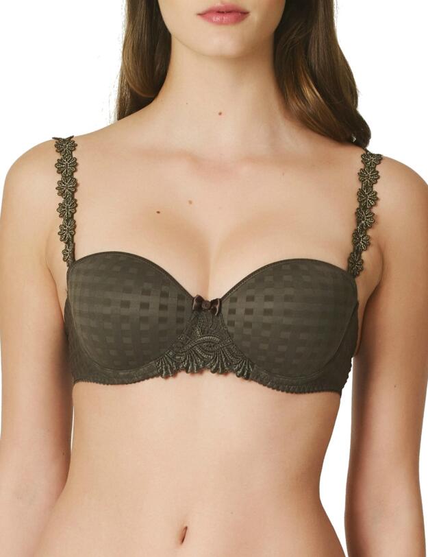 0100413 Marie Jo Avero Padded Strapless Bra - 0100413 Kaki