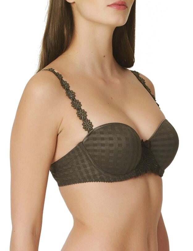 0100413 Marie Jo Avero Padded Strapless Bra - 0100413 Kaki