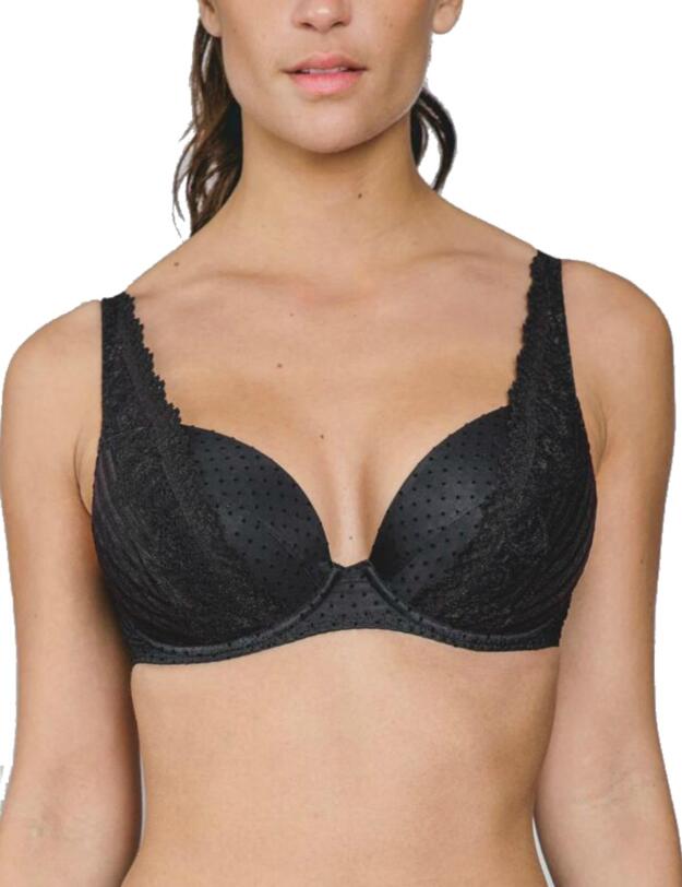 G61739 Maison Lejaby Velvet Balconette Bra - G61739 Noir