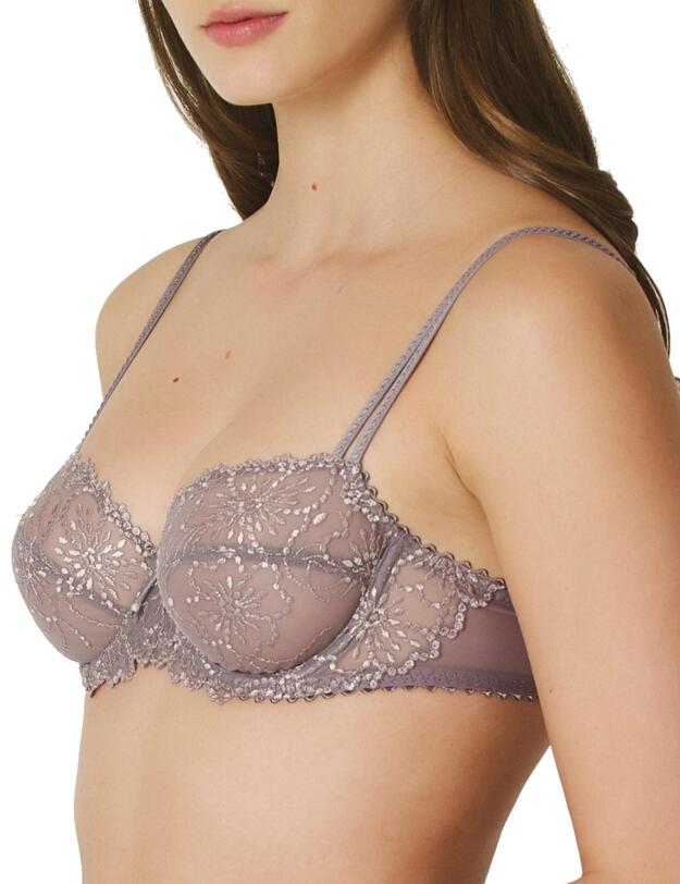 0101332 Marie Jo Jane Vertical Seam Balcony Bra - 0101332 Iced Coffee