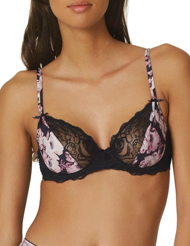 0101772 Marie Jo Axelle Deep  Balcony Bra - 0101772 Midnight Blue