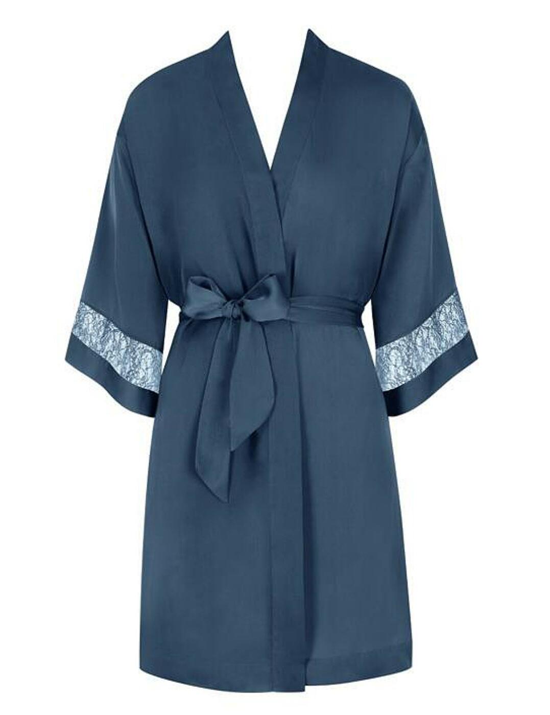 10194926 Triumph Chemises Robe Dressing Gown - 10194926 Stormy Grey