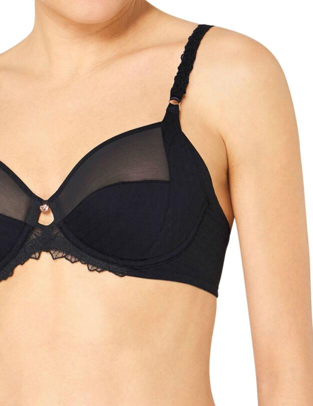 Triumph Azalea Florale Underwired Bra Black