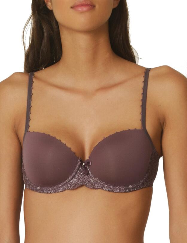 0102129 Marie Jo Pearl Padded Balcony Bra - 0102129 Toffee
