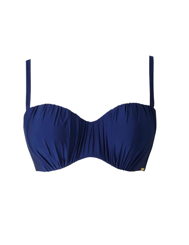 SW0833 Panache Marina Bandeau Bikini Top - SW0833 Sapphire