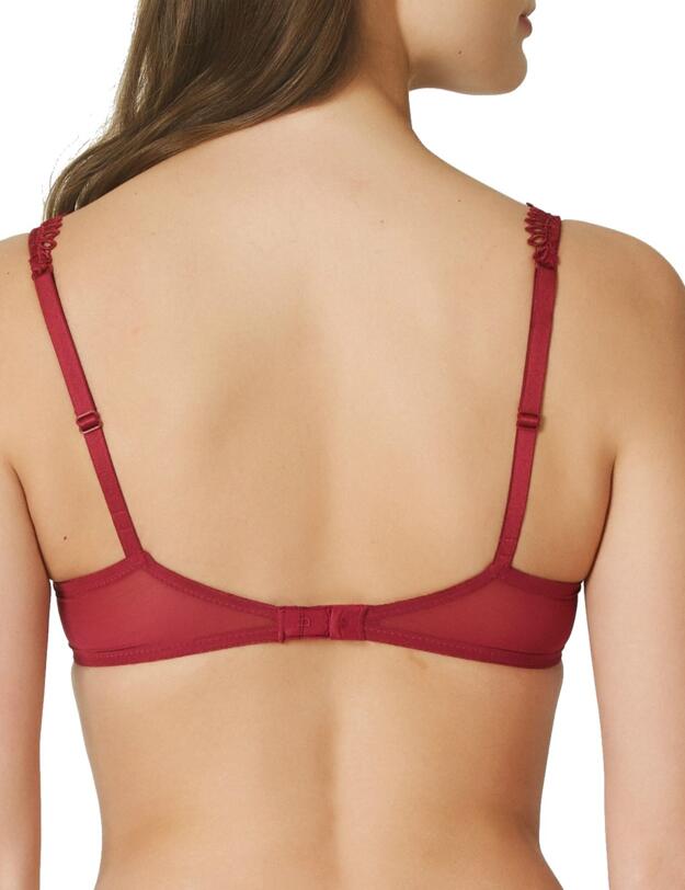 Marie Jo Agatha Padded Deep Plunge Bra Rumba Red