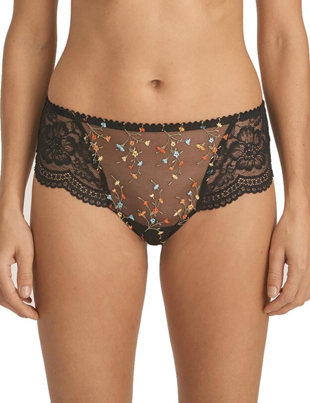 0563142 Prima Donna Midnight Garden Hotpants Brief - 0563142 Black