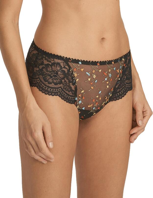 0563142 Prima Donna Midnight Garden Hotpants Brief - 0563142 Black