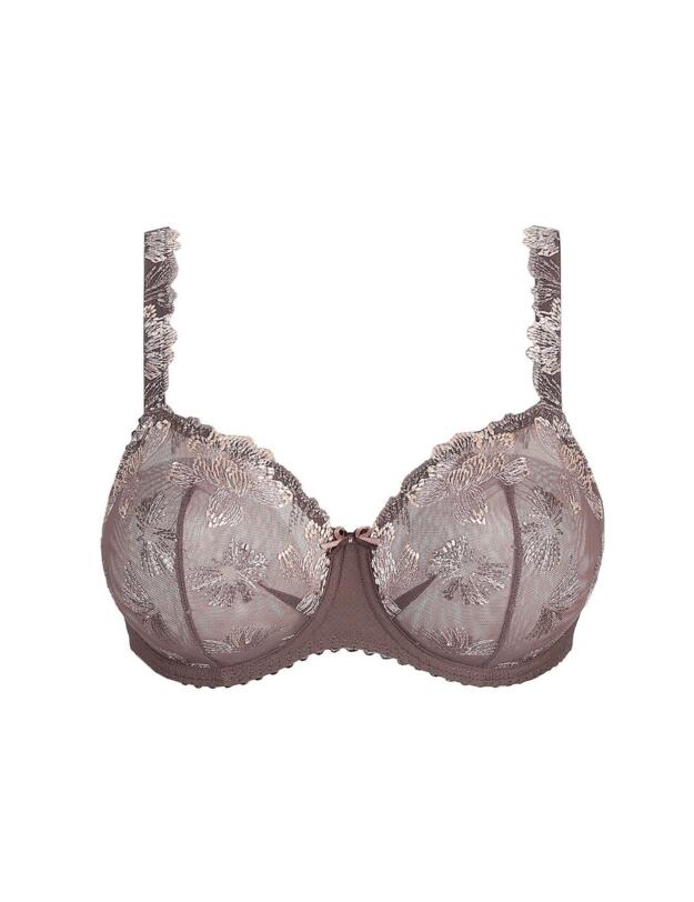 0162924/0162925 Prima Donna Plume Seam Balcony Bra - 0162924/0162925 Toffee