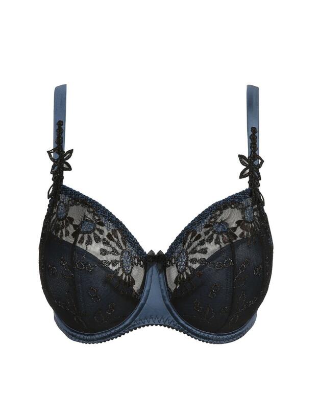 0162945 Prima Donna Chandelier Padded Balcony Bra - 0162945 Mineral Blue