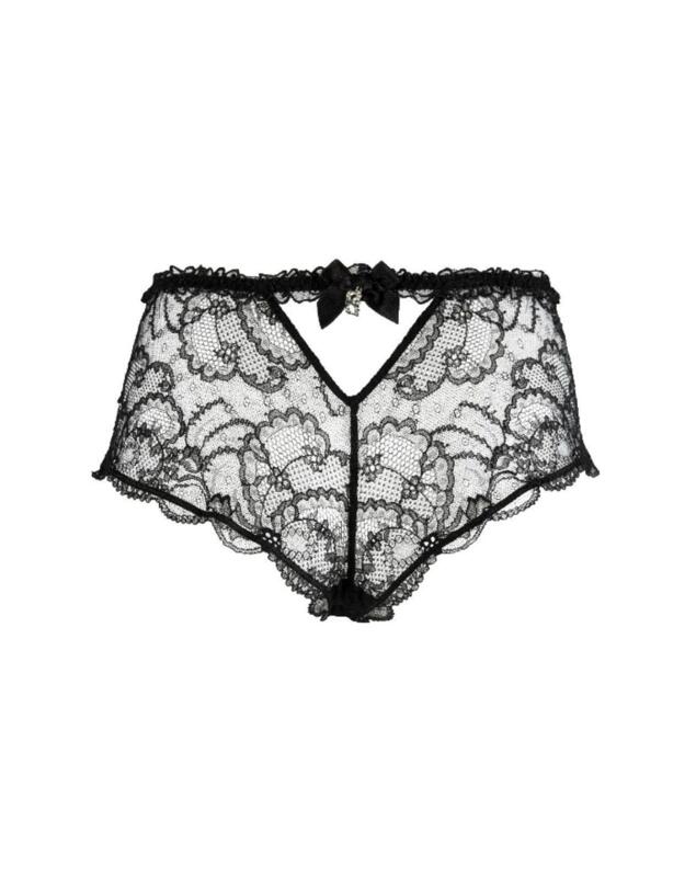 ACA0403 Lise Charmel Soir De Venise Shorty - ACA0403 Noir Diamant