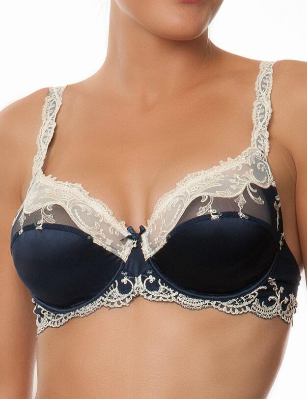 Lise Charmel Splendeur Soie Full Cup Bra Splendeur Marine