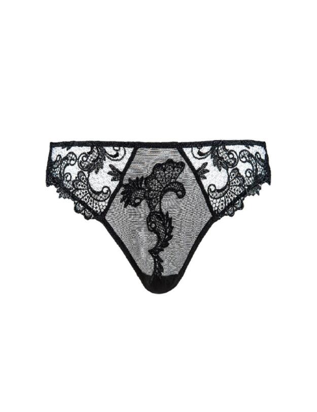 ACC0788 Lise Charmel Dressing Floral Italian Brief - ACC0788 Noir