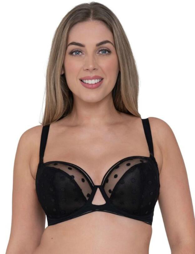 CK015100 Curvy Kate Top Spot Balcony Bra - CK015100 Black